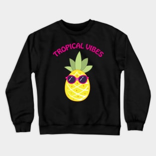 Tropical Vibes Pineapple Crewneck Sweatshirt